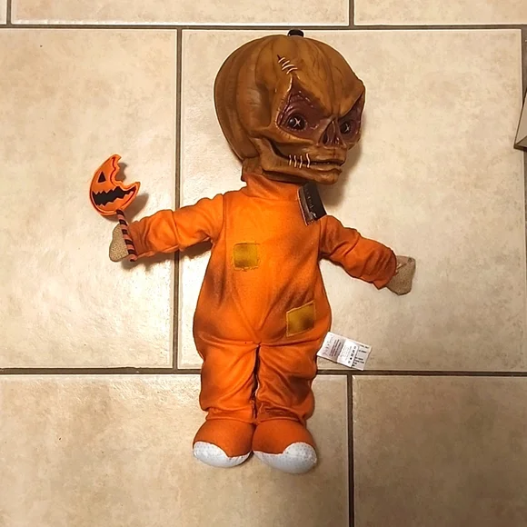 Sam Unmasked Trick r Treat Plush Doll - Picture 2 of 6